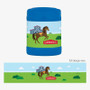 Cute Race Horse Thermos Food Jar