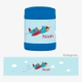 Fly Little Plane Thermos Food Jar