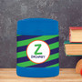 fun green initial personalized thermos food jar for kids