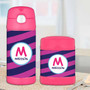Fun Initials Magenta Thermos Food Jar