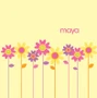 Three Spring Blooms Shower Curtain
