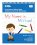 English Writing Book with Brunette Boy