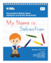 English Writing Book with Red Hair Boy