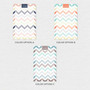 Colorful Chevrons Custom Notepad