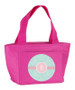 Pretty Blue Damask Kids Lunch Tote