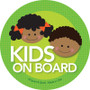 Baby On Board Sign with African American Brother & Sister