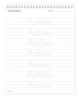 Spanish Vertical Writing Book For Boys