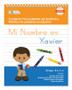 Personalized Spanish Writing Books with an African American Kid