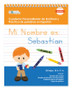 Personalized Spanish Writing Books with a Red Hair Kid