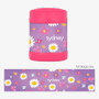 Field of Flowers Purple Thermos Food Jar