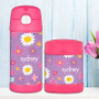 Field of Flowers Purple Thermos Food Jar