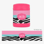 Zebra and Pink Thermos Food Jar