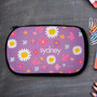 Purple Field Of Flowers Personalized Pencil Case For Kids