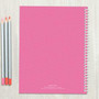 Double Initial Pink Kids Notebook