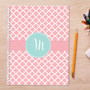 Pretty Pink Quatrefoil Kids Notebook