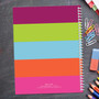 Shiny Bold Flowers Kids Notebook