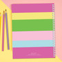 Turtle and Happy Bird Kids Notebook