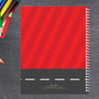 super fast car personalized notebook for kids
