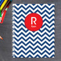Chevron Navy and Red Kids Notebook