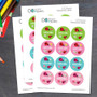 Sweet Lady Bugs Waterproof Labels for Kids