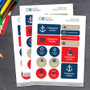 Sail Away Waterproof Labels Variety Pack (Set of 56)