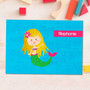 Cute Blonde Mermaid Personalized Puzzles By Spark & Spark