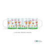 A Butterfly Field Custom Plate for Girls