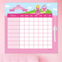 Sweet Little Princess Blonde Customizable Chore Chart