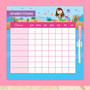 Sweet Mermaid Chore Chart
