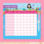 Sweet Mermaid Chore Chart