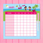 Yo Ho Pirate Girl Charts For Kids