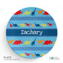 Dinosaur Trails Kids Plate