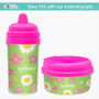 Field of Flowers Green Snack Bowl