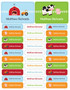 Farm Life Labels Rectangular Pack (Set of 128)