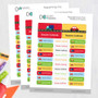 Cute Cars & Trucks Labels Rectangular Pack (Set of 128)
