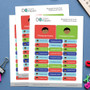 Just Like Me Boy Labels Rectangular Pack (Set of 128)
