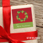 A Modern Wreath Gift Label