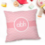 Initials On Chevron Pillows