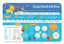Birthday and Time Placemat - Blue