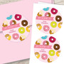 Donut Love Valentine Address Labels