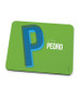 Double Initial Green Mouse Pad