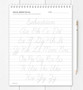 Vertical Cursive Writing Book For Boys