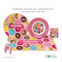Sweet Donuts Custom Plate for Girls