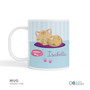 Cute Little Kitten Custom Plate for Girls