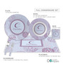 Flower Mosaic Custom Plate for Girls