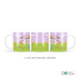 Owls On The Field Custom Plate for Girls