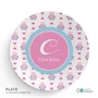 Owl Love Custom Plate for Girls