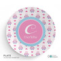 Owl Love Custom Plate for Girls