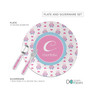 Owl Love Custom Plate for Girls