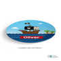 All Aboard Pirates Kids Plate